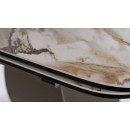 Стол обеденный SIGNAL INFINITY Ceramic Amber Bianco белый/коричневый 160-240/95